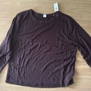 Old Navy go dry cropped workout top